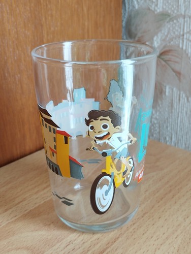Verre moutarde amora disney - moutarde,