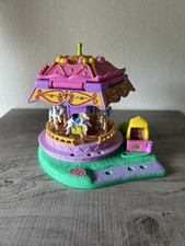 Vintage - POLLY POCKET Manège carrousel Spin Pretty Carrousel BlueBird 1996