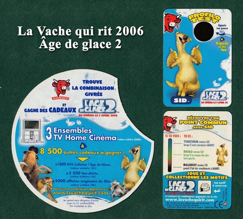 Vache qui rit 2006 - la, carte