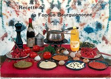 Recettes de Cuisine - Fondue Bourguignonne - Carte Neuve - Gastronomie - CPM - V