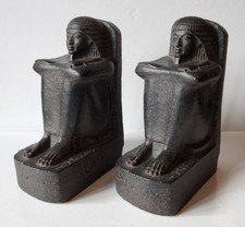 Paire de Serre Livres Moulage Scribe Assis Égypte Sculpture égyptienne Louvre