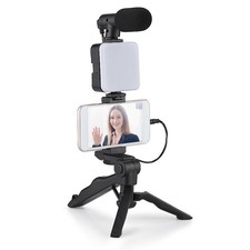 Kit de Vlogging pour Smartphone avec Trépied, Support de Téléphone, Microph5111