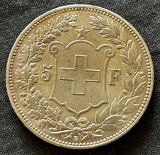 Suisse 5 Francs 1892 Bern.