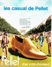 PUBLICITE ADVERTISING 036 1978  chaussures  Christian Pellet Casual