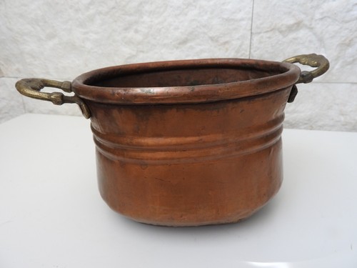 Jardiniere cuivre cache - jardiniere, en