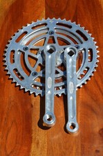 Crankset vintage / Pédalier Stronglight 49D 52-42 170 mm 14 x 125