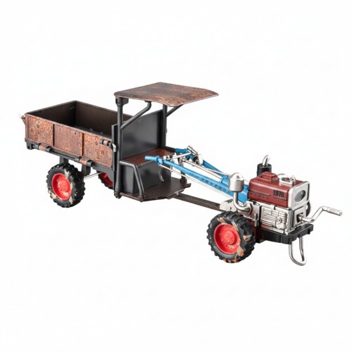 Tracteur main avec remorque - avec,