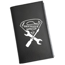 Etui Porte carte grise noir