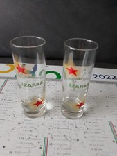 2 VERRES IZARRA LIQUEUR DU PAYS BASQUE