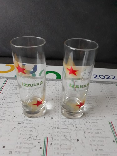 Verres izarra liqueur du - izarra,