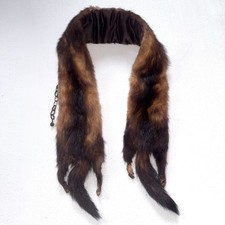 Col Écharpe en fourrure vintage