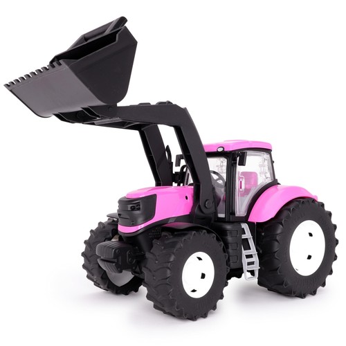 Tracteur rose avec - 39,
