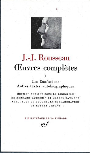 Livre pleiade rousseau - j-j,