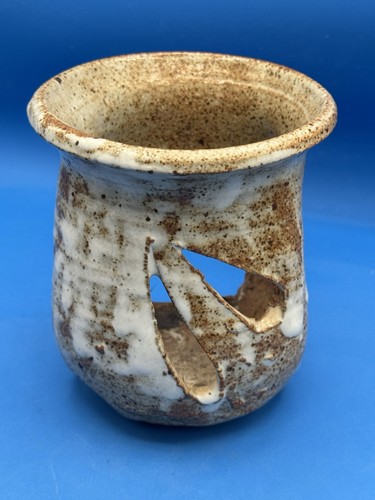 Vintage studio pottery pinched - pottery,