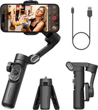 Stabilisateur Gimbal Smartphone 3 Axes – Anti-Vibration SMART 7.0, AI Face Track