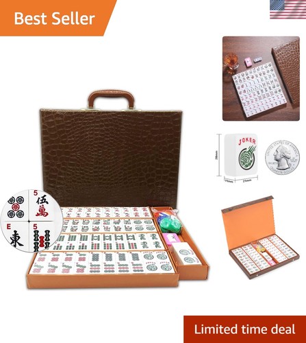 166 engraved american mahjong - american,