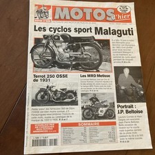 Revue moto d'hier N°23 2000 Terrot 250 OSSE MRD Metisse JP Beltoise Malaguti
