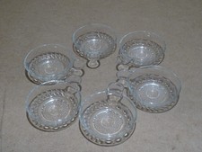 6 Anciens Tastevins en verre