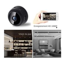 Mini Caméra Surveillance Sans Fil IP WiFi HD 1080p A9 Micro Enregistreur Vocal