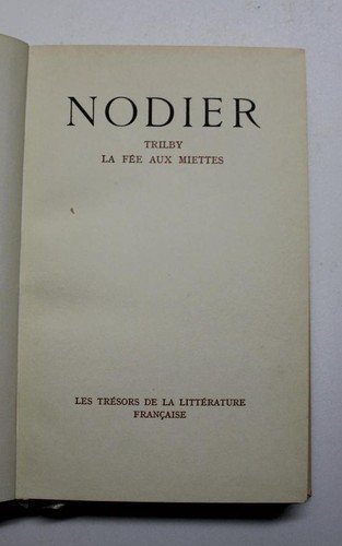 Charles nodier tribly - tribly, la