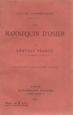 Le mannequin d'osier - Anatole France - V2160712