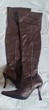 Bottes cuissardes marron très