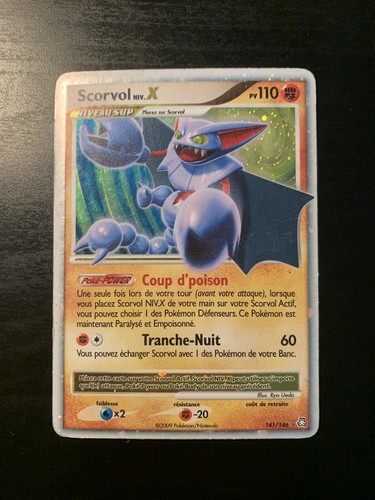 Carte pokémon scorvol - carte,