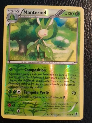 Carte pokémon 119 - carte, 7/119