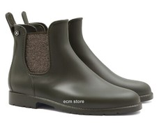 JULES & JENN Bottines de pluie kaki Taille 40 bottes de pluie chaussures femme