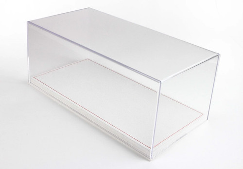 Vitrine plexiglas avec - , socle