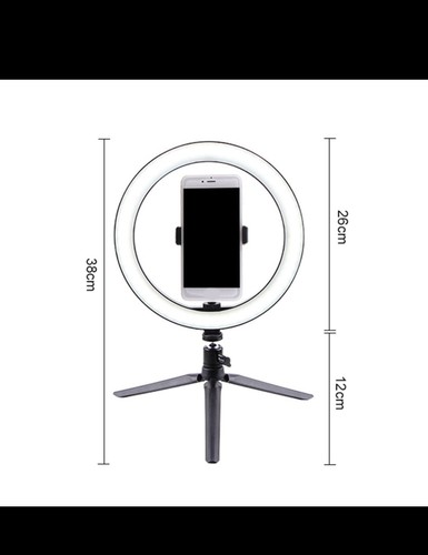 Led ring light with - light, tripod