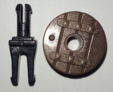 PLAYMOBIL Médiéval 4441-5978-4439-4275-3887 Roue+essieu Charette chariot