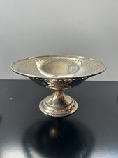 Coupe sur pied métal argenté - coupe,