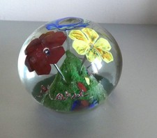 Vintage Boule Verre Sulfure