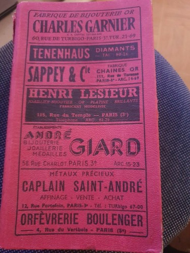 Annuaire 1959 paris - annuaire,