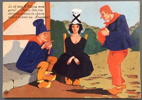 Carte postale humoristique - carte,