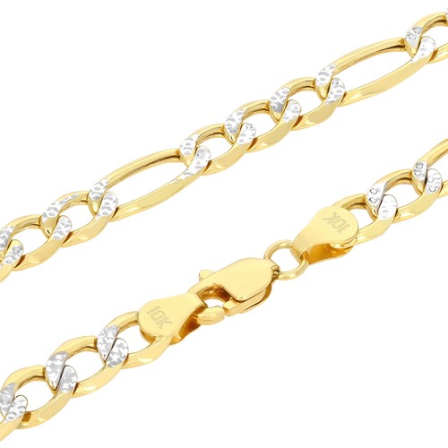 Collier chaîne figaro - en,