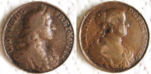 Médaille cuivre 1660 - médaille,