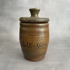 Boite pot à rillette en grès