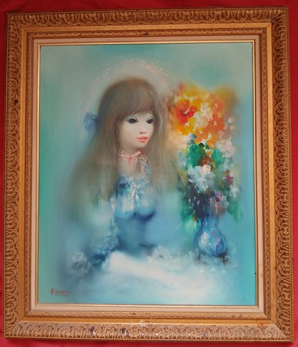Superbe huile par armand - par,