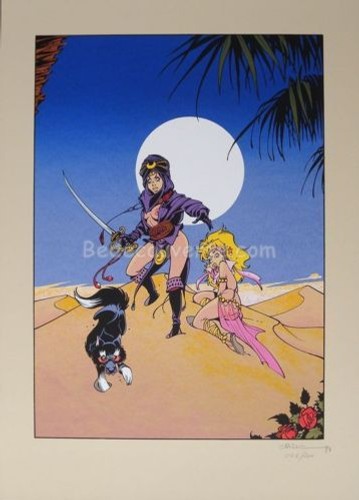 Affiche serigraphie crisse - affiche, bd