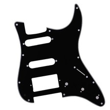 Pickguard Noir 3 Plis 11 Trous