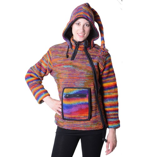 Veste laine femme - en, hippie