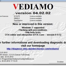 Logiciel Mercedes Vediamo