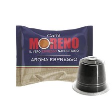 200 Capsules Compatibles Nespresso Café Moreno Arôme Espresso Fort Et Corsé