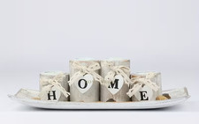 Lot de 5 Porte-Bougies