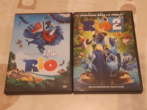 Lot dvd animation rio 1 - 2,