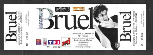 Rare ticket billet - ticket, concert