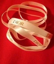 Dior Ruban neuf Blanc tissus