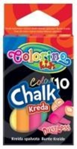Kreda szkolna 5kol niepyląca